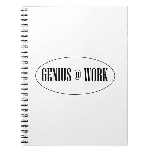 Carnet Génie au logo de travail (Devant)
