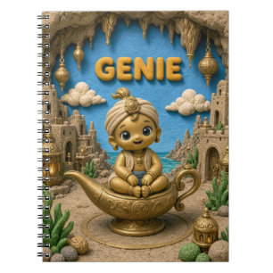 Carnet Génie de bébé mignon, mythique