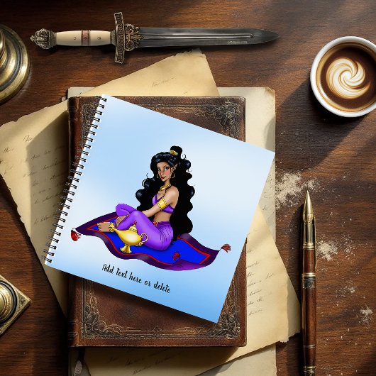 Carnet Genie Magic Carpet Lamp Blue Sky