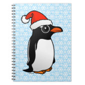 Carnet Gentoo Penguin Père Noël (Devant)