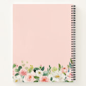 Carnet Geo Gold Frame Blush Pink Floral Graduation (Dos)
