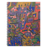 Carnet "Geo-Tech" Art Abstrait (Devant)
