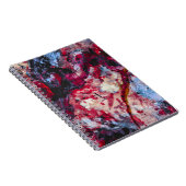 Carnet Géode cristal Red Agate Abstrait (Côté Droit)