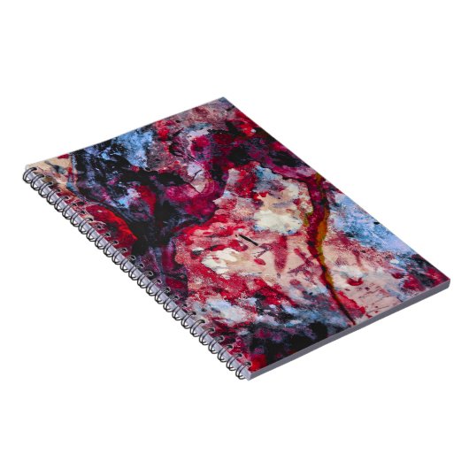 Carnet Géode cristal Red Agate Abstrait (Côté Droit)