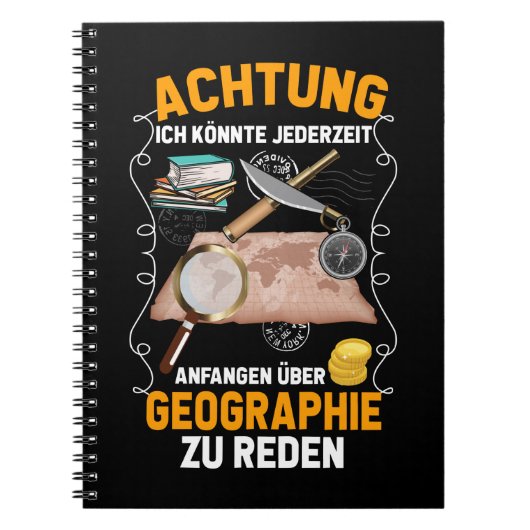 Carnet Géographie de l'École Amusante du Professeur d'hum (Devant)