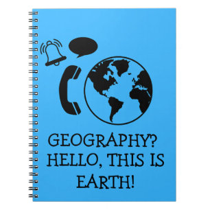 Carnet géographique amusant