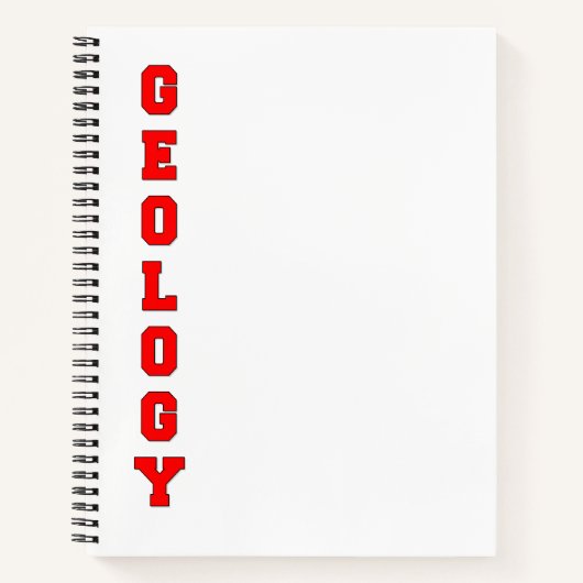 Carnet Géologie (Devant)