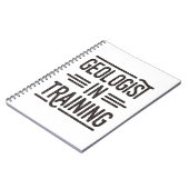Carnet Géologue en formation futur géologue (Côté gauche)