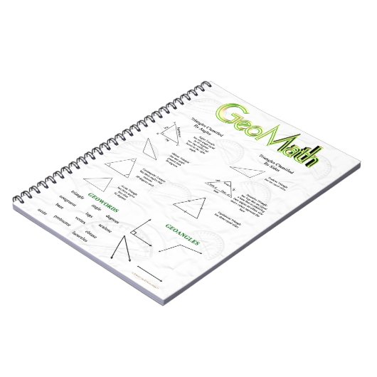 Carnet GeoMath (Côté gauche)