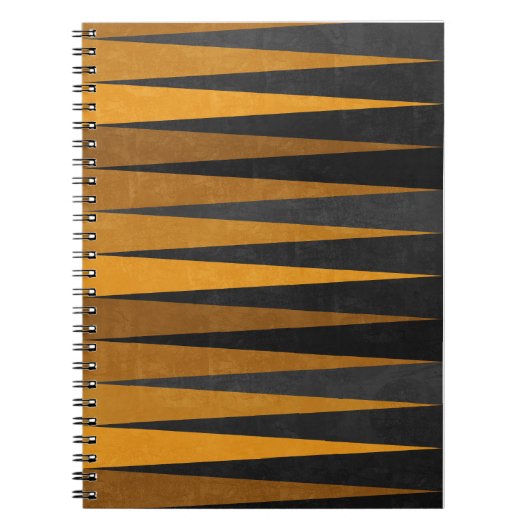 Carnet Geometric Black Yellow (Devant)