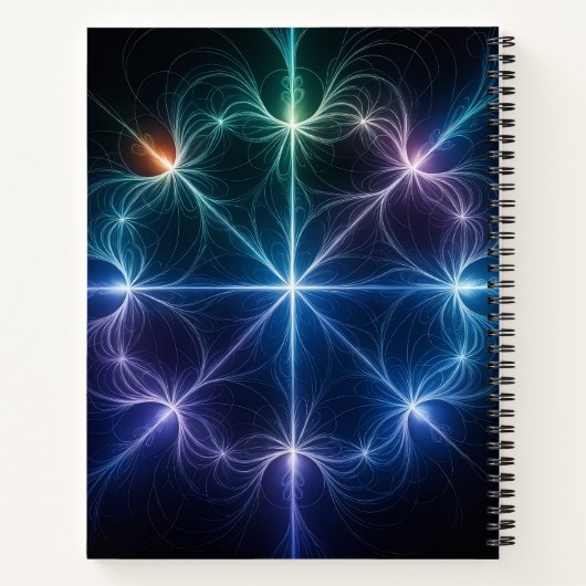 Carnet Geometric Light Spiral Notebook (Dos)
