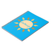 Carnet Geometric Sun Circle Thunder_Cove (Côté gauche)