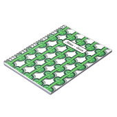 Carnet Geométrico en verde (Côté gauche)