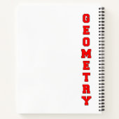 Carnet Géométrie (Dos)