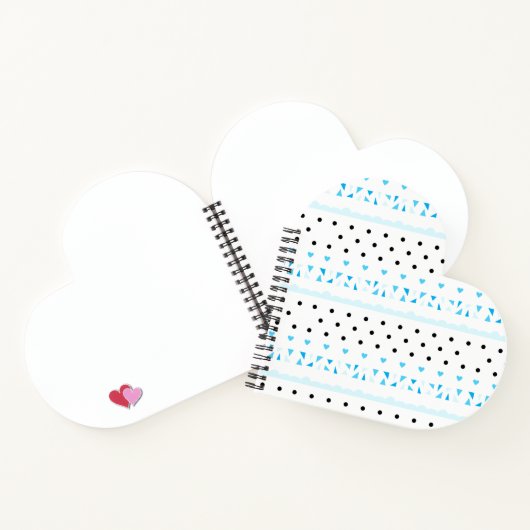 Carnet Géométrie bleue (Intérieur)