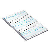 Carnet Géométrie bleue (Côté Droit)