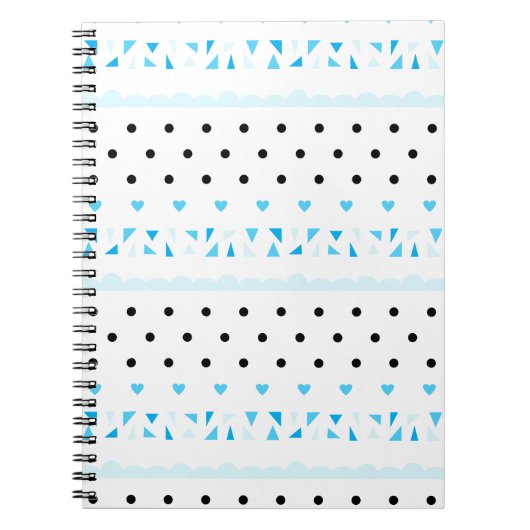 Carnet Géométrie bleue (Devant)