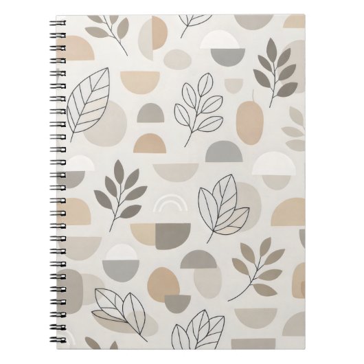 Carnet Géométrie botanique moderne (Devant)