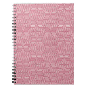 Carnet Géométrie de ligne : Texture Vintage moderne