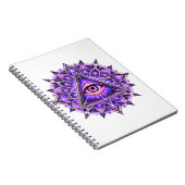Carnet Géométrie d'Orchidée Œil (Côté Droit)
