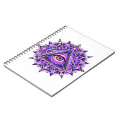 Carnet Géométrie d'Orchidée Œil (Côté gauche)