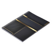 Carnet Géométrie Luxueuse Dorée (Côté gauche)