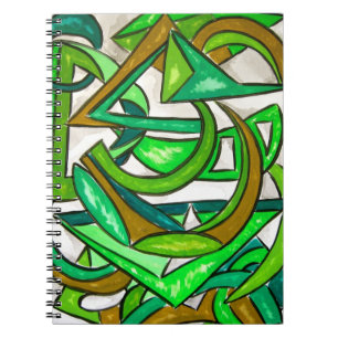 Carnet Géométrie Tableau à main Abstrait