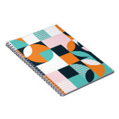 Carnet Géométrique Abstraite : Effet 3D coloré. (Côté Droit)