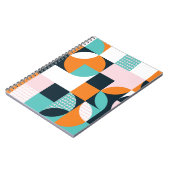 Carnet Géométrique Abstraite : Effet 3D coloré. (Côté gauche)