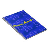 Carnet Géométrique bleue (Côté Droit)