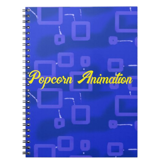 Carnet Géométrique bleue (Devant)