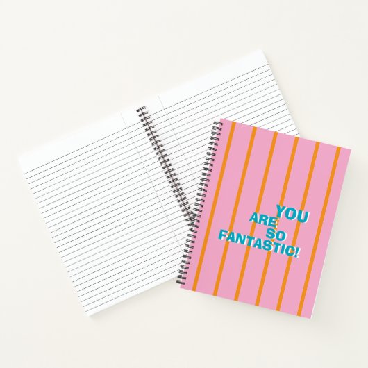 Carnet Géométrique, Coloré, Message d'appréciation (Intérieur)