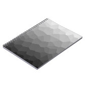 Carnet géométrique en noir et blanc (Côté gauche)