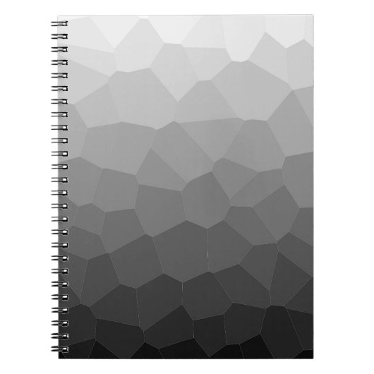 Carnet géométrique en noir et blanc (Devant)