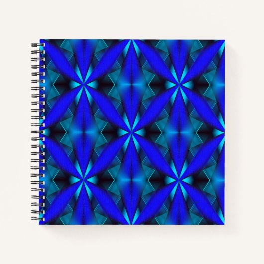 Carnet Géométriquement en bleu... (Devant)