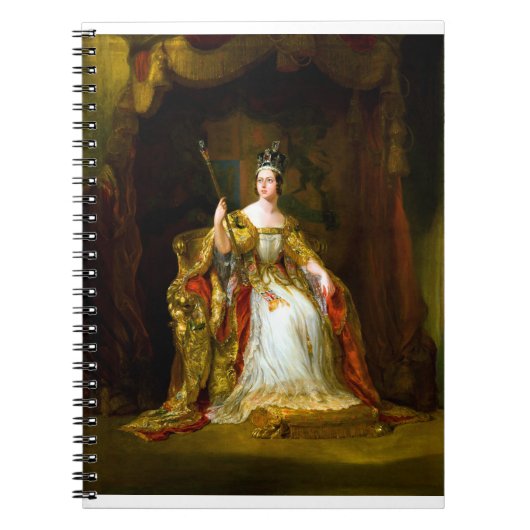 Carnet George Hayter Portrait de la reine Victoria (Devant)