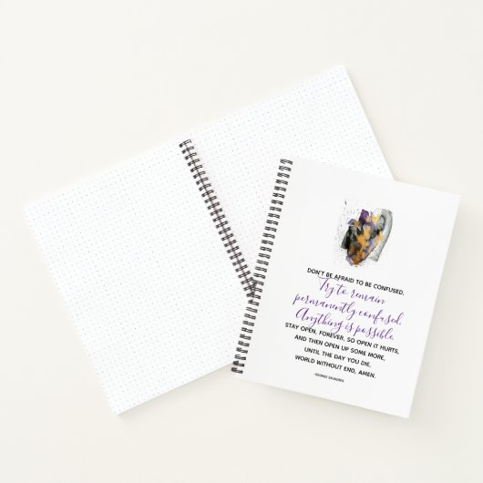 Carnet George Saunders cite (Intérieur)