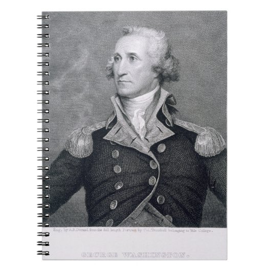Carnet George Washington, gravé par brun Durand de (Devant)