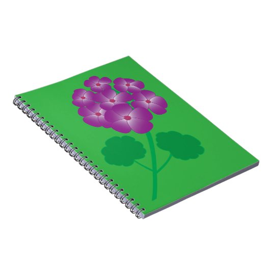 Carnet Geranium Flowers (Côté Droit)