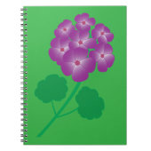 Carnet Geranium Flowers (Devant)