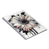 Carnet Gerbera marguerite - Fleurs aquarelle (Côté Droit)