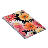 Carnet Gerbera marguerite - Fleurs aquarelle (Côté Droit)