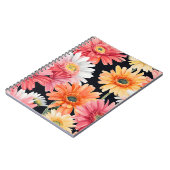 Carnet Gerbera marguerite - Fleurs aquarelle (Côté gauche)