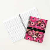 Carnet Gerbera rose moderne marguerite florale | Personna (Intérieur)