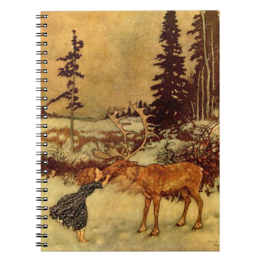 Carnet Gerda et le renne par Dulac Vintage (Devant)