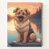 Carnet German Shepherd by Lake (Dos)