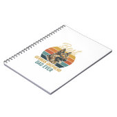 Carnet German Shepherd Dad Vintage Sunset Shirt Design (Côté gauche)