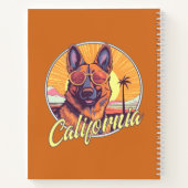 Carnet German Shepherd on the Beach (Dos)