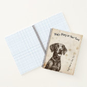 Carnet German Shorthaired Pointer's Diary (Intérieur)