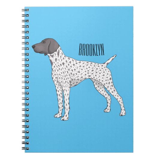 Carnet German Shorthred Pointer dog (Devant)